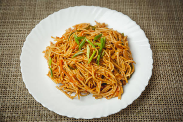 istock Chinese Noodles, Chowmein, Schezwan Noodles 1302100841