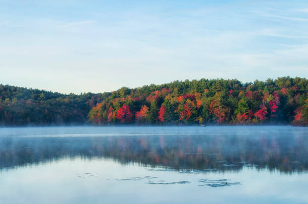 istock burr pond state park new england autumn landscape 1302103276