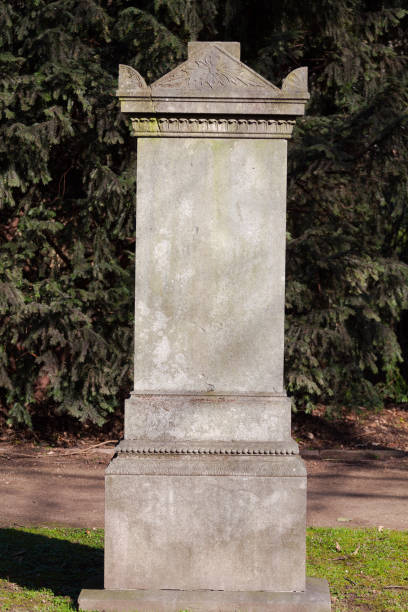 istock Old tombstone on former cemetery Duesseldorf North 1302103434