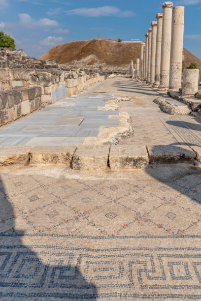 istock Overview of Beit She`an ancient ruins in Israel 1302108232