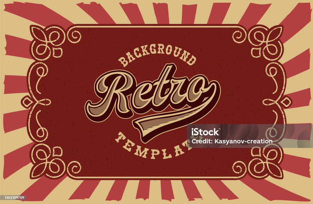 Vector Retro Background Stock Illustration - Download Image Now ...
