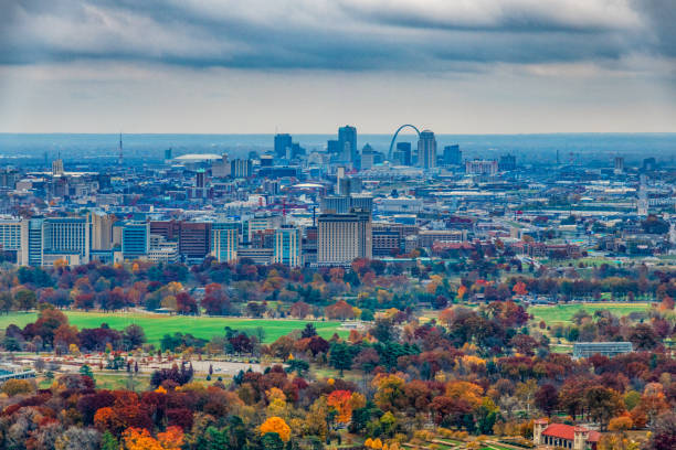 istock St. Louis Cityscape Aerial 1302113150