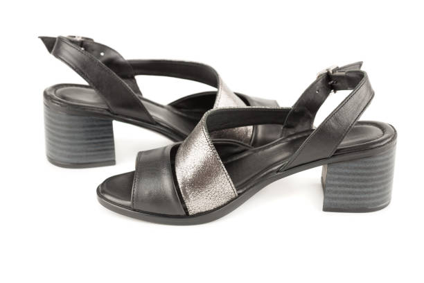 istock The pair of stylish summer shoes 1302113555