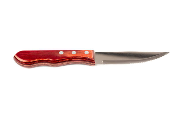 istock Kitchen knife with wooden handle 1302114460