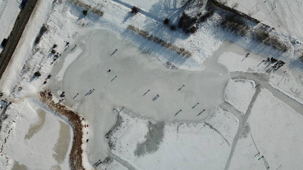 istock Winter wonderland from a bird’s eye view 1302116165