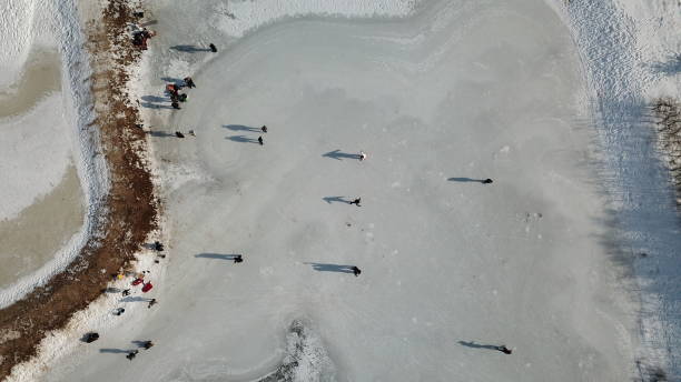 istock Winter wonderland from a bird’s eye view 1302116181