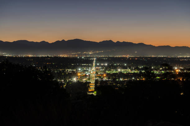 istock Los Angeles Predawn View Devonshire Street 1302119809