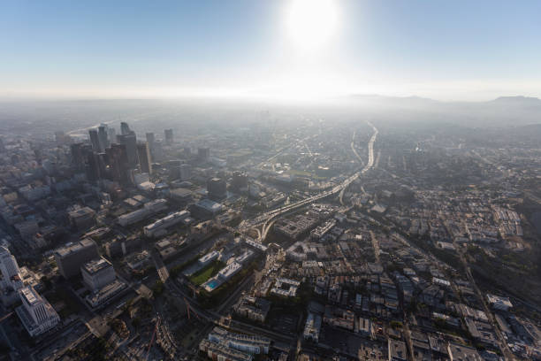 istock Los Angeles Hazy Summer Afternoon Aerial 1302119873