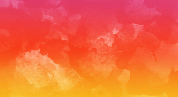 istock Bright gradient watercolor abstraction on white paper. 1302130081