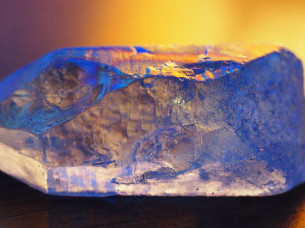 istock Aqua Aura Quartz Backlit with Warm Lighting 1302134462