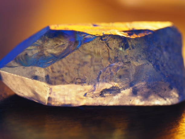 istock Aqua Aura Quartz Backlit with Warm Lighting 1302134470