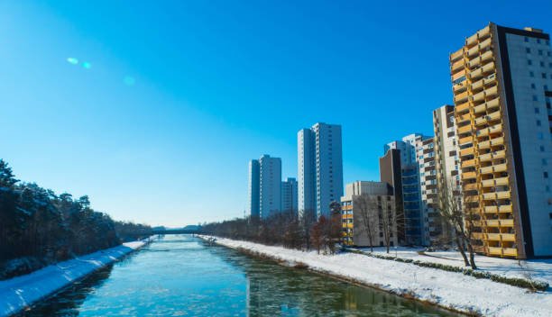 istock Main-Danube-Channel Erlangen Bavaria in Winter 1302141869