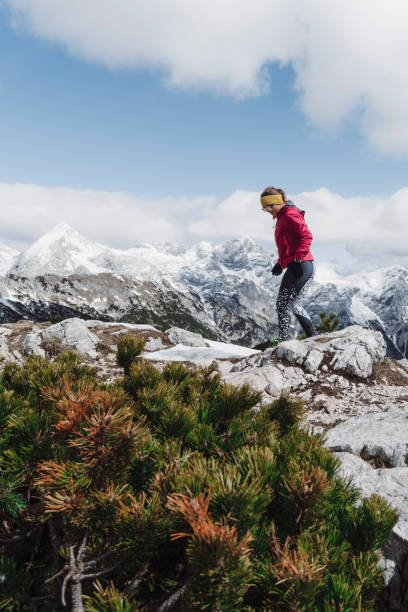 istock Woman hiker in background 1302142644
