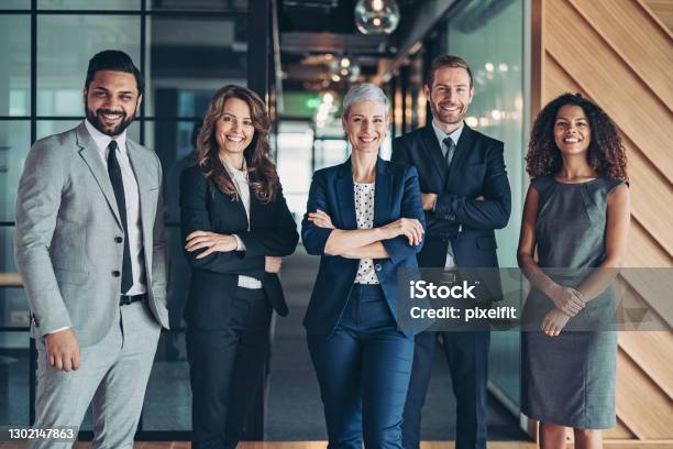Confidence And Success Stock Photo - Download Image Now - Teamwork, Business, Business Person