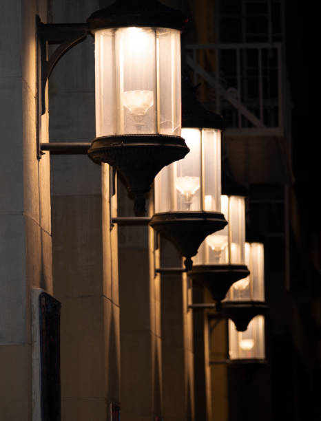 istock Old-fashioned street lumps 1302150869