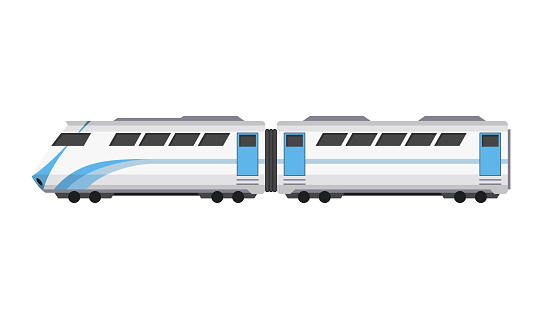 Ilustración de Tren Expreso De Pasajeros Vagón De Ferrocarril Metro De  Dibujos Animados O Tren De Alta Velocidad Icono Vectorial Para Diseño Web O  Escena De Juego y más Vectores Libres de