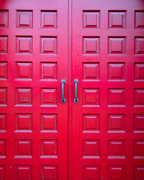 istock Red doors of First Presbyterian Church 3 1302159717