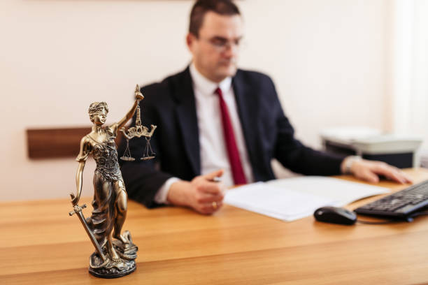 istock Lawyer working at the office 1302160650