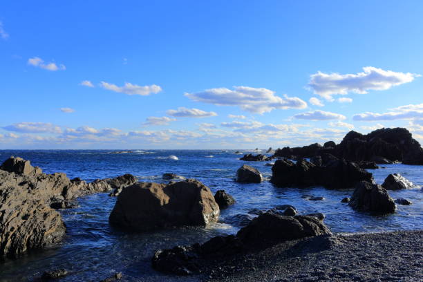 istock Cape Muroto,Kanjouga beach,Winter (Muroto City, Kochi Prefecture) 1302165091
