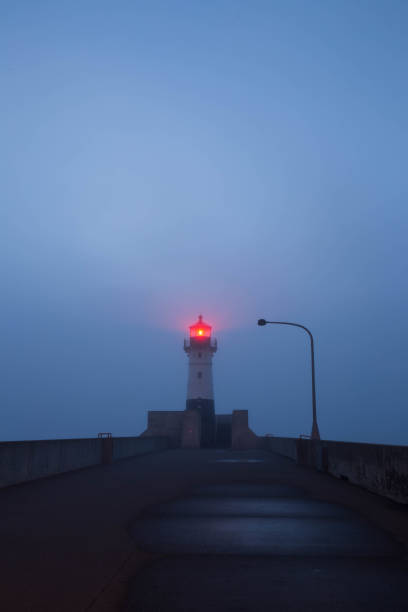 Duluth Harbor Lighthouse stock photo