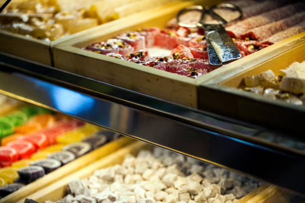 istock Delicious and Sweet Turkish Delight 1302176982