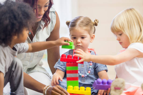 istock Let's build a tall tower together 1302192979