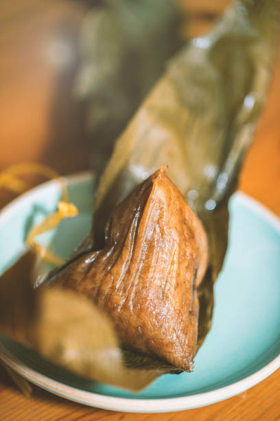 istock Rice Dumoling at Hoo Kee Bak Chang Amoy Street (Singapore) 1302198423