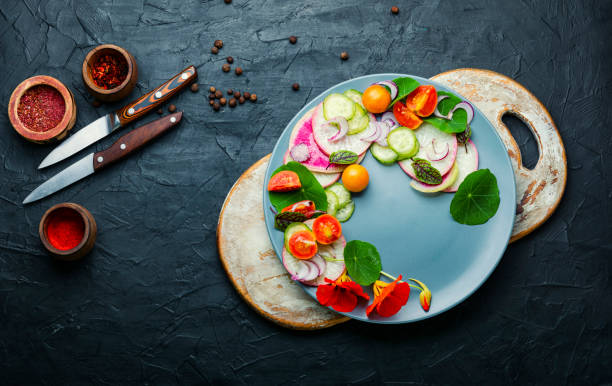 istock Daikon and radish salad 1302205602