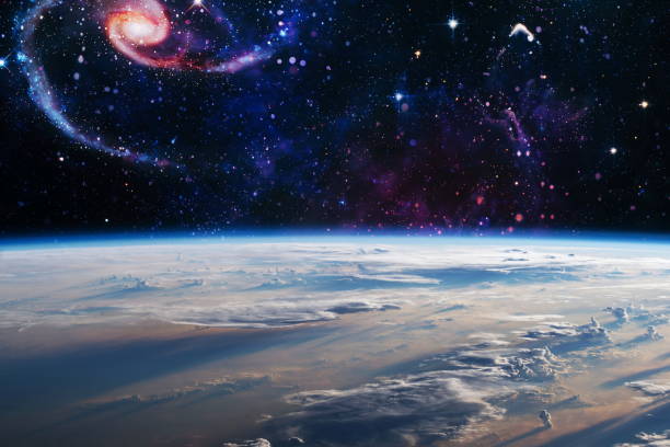 istock Chaotic space background. Planets, stars and galaxies in outer space showing the beauty of space exploration. The elements of this image furnished by NASA. 1302205617