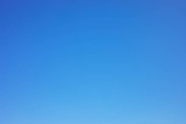 istock Clear blue sky background and empty space for your design, no cloud 1302210784
