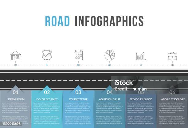 Roadblock Inforgraph Road Infographics Stock Illustration - Download Image Now - Highway ...