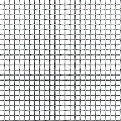 Seamless metal grid microphone texture isolated on white background.  Vector illustration.