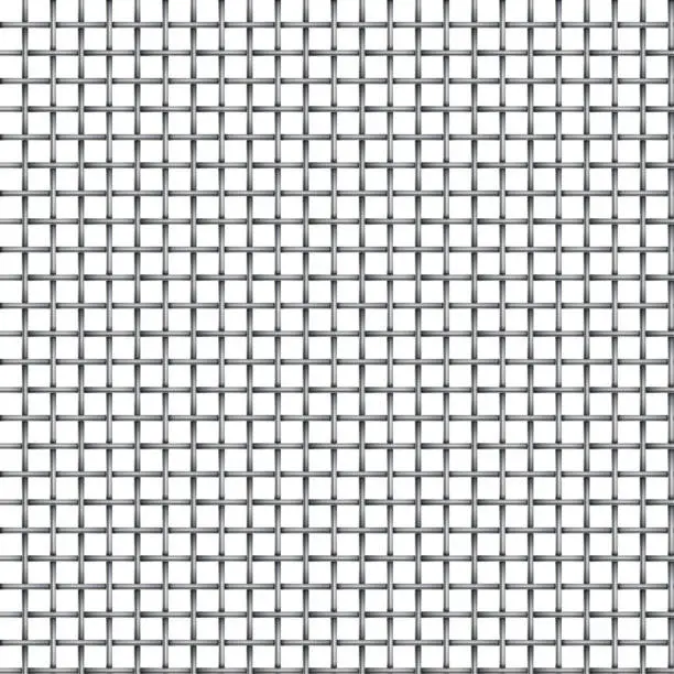 Vector illustration of Seamless metal grid.