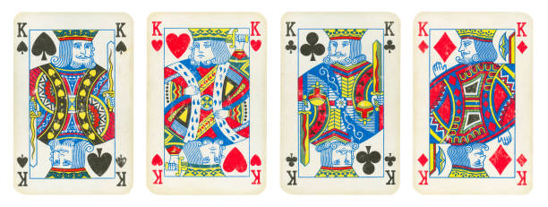 istock Set of Kings playing cards - isolated 1302220247