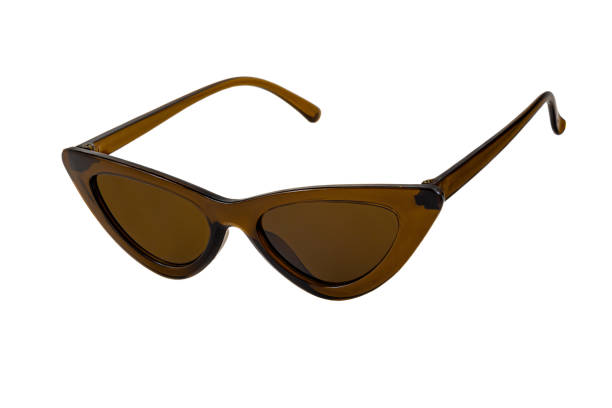 istock Brown Cat Eye Sunglasses Isolated on White 1302229535