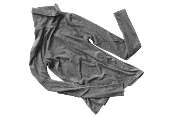 Crumpled sweater isolated