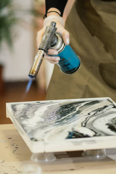 istock painting in resin art technique 1302231254