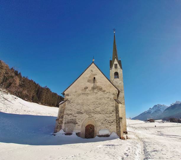 istock The Mooskriche on a cold winterday 1302235939