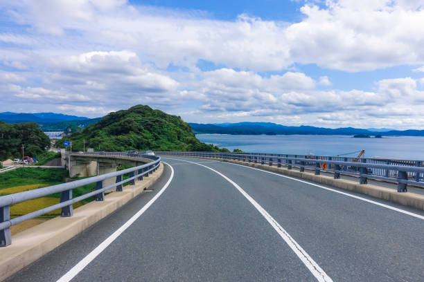 istock Cross the Tsunoshima Bridge 1302236428