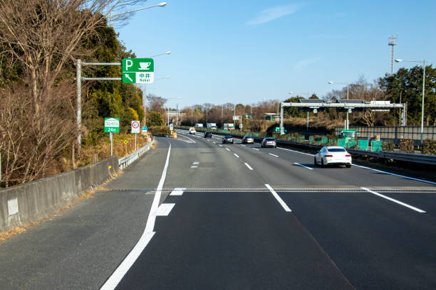 istock Nakai parking area in tomei expressway 1302238961