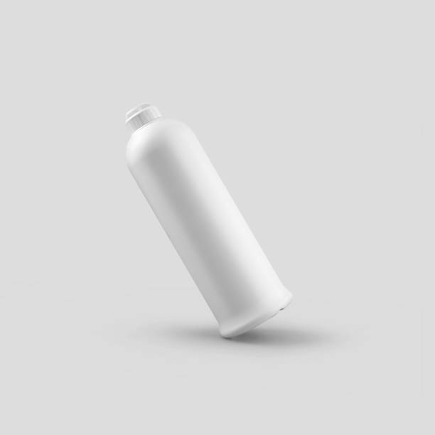 istock Template of plastic white packaging for hygiene, antiseptic, sanitizer, bottle isolated on background, for product advertising. 1302243397