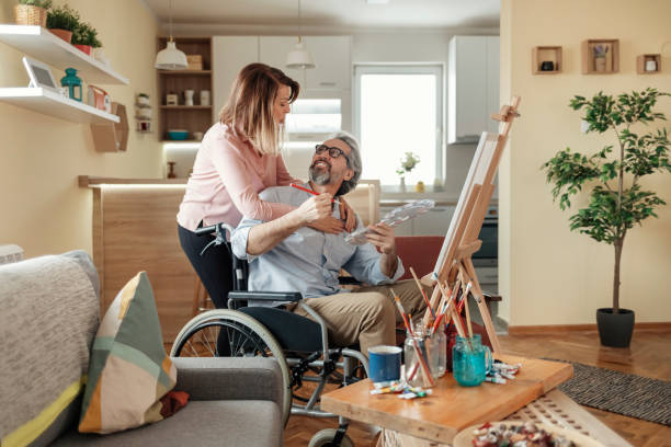 istock Couple That Loves to Paint 1302248790