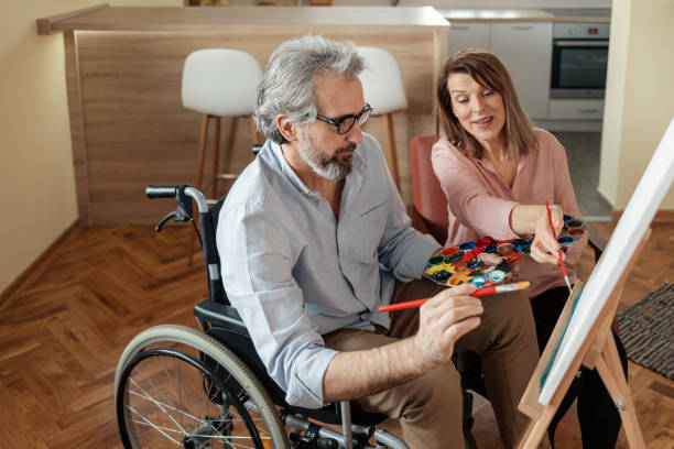 istock Couple That Loves to Paint 1302248841