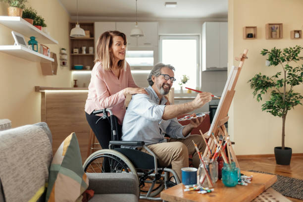 istock Couple That Loves to Paint 1302248847