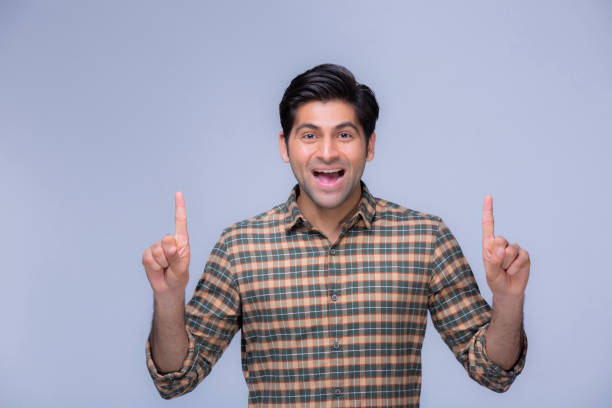 istock Portrait of young man student, stock photo 1302250737