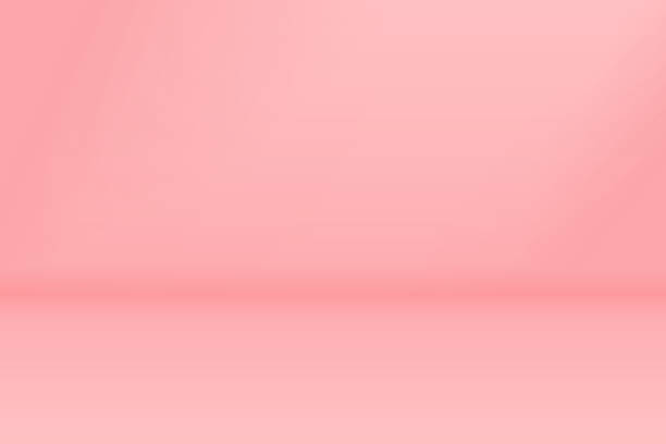 Empty studio vector pink background with copy space. Empty studio vector pink background with copy space. Banner background for product display. pink background table stock illustrations