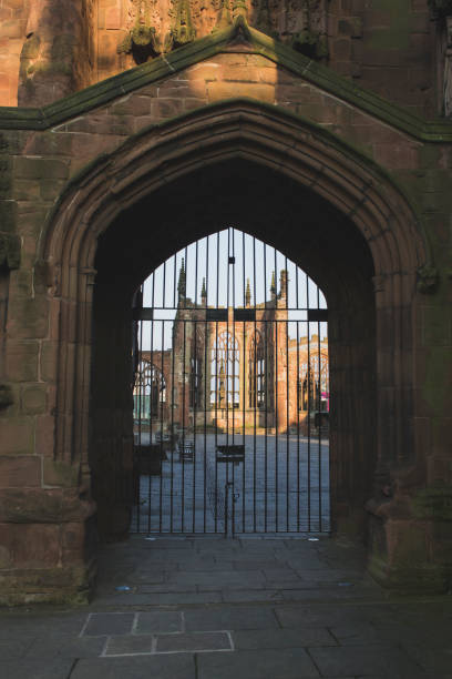 istock Coventry Cathedral Locked Gates 1302259312