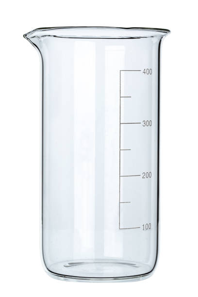 istock Laboratory glassware for liquids on white background 1302260111