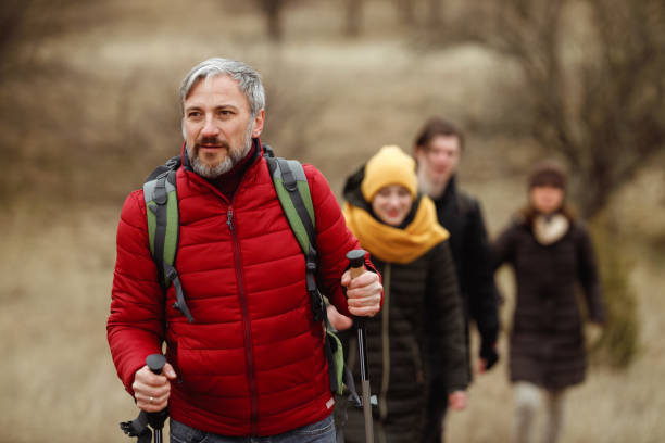 istock Family hiking together 1302263102