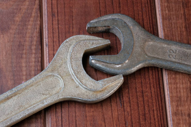 istock Old rusty tools of the last century 1302263673